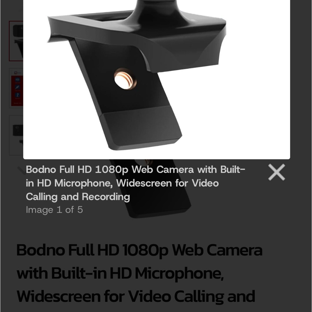 📷 Bodno Full HD Webcam 📷 - Picture 5 of 8
